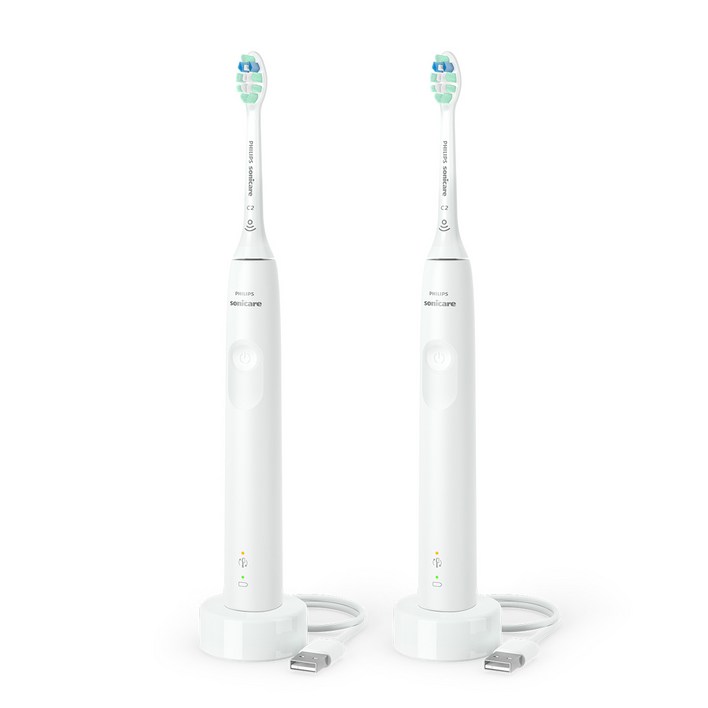 필립스 소닉케어 3100 시리즈 더블 핸들 음파 전동칫솔