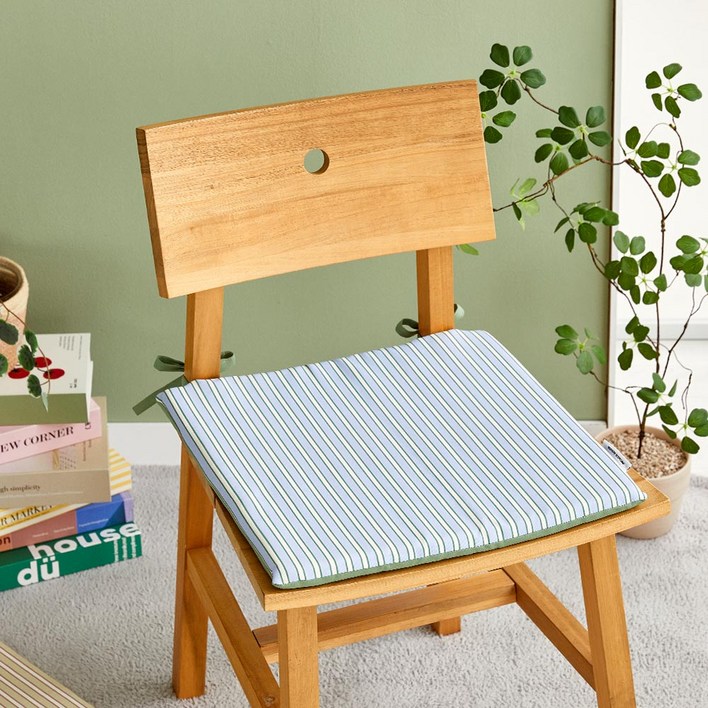 모던하우스 스트라이프 리버시블 사각 방석