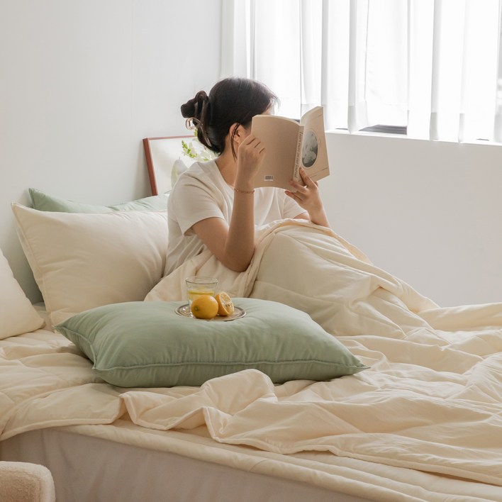 헬로우슬립 슬림 카스테라 간절기 차렵이불