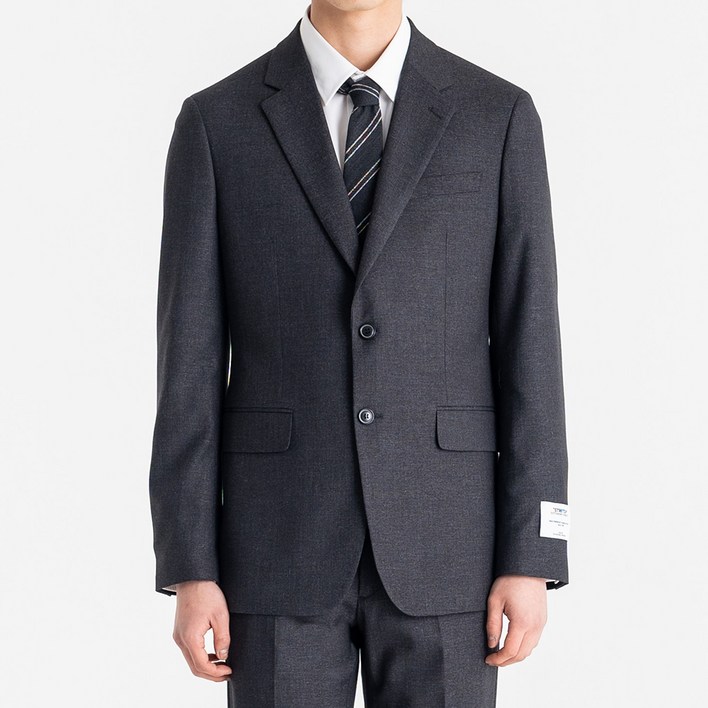 킨록 남성용 TWILL 슬림 수트 자켓