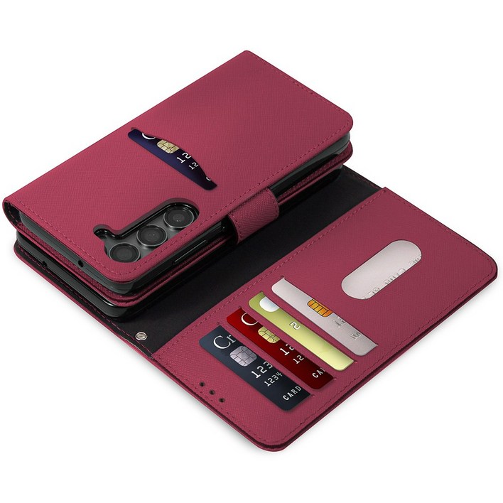 폰누리 백포켓 카드수납 가죽 다이어리 휴대폰 케이스