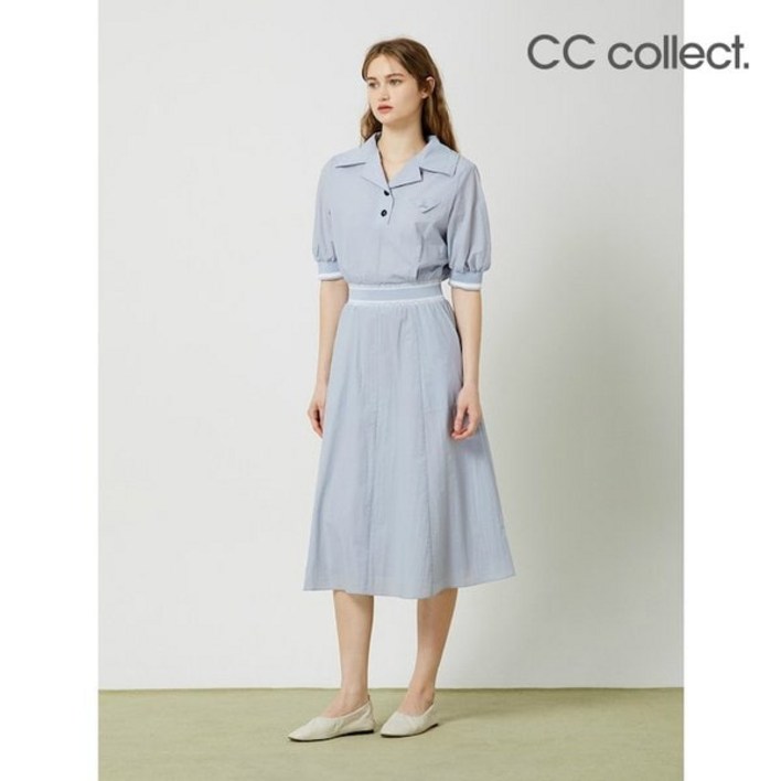CC콜렉트 니트 시보리 자수 원피스 LB_C242PSE051 마감임박!!!