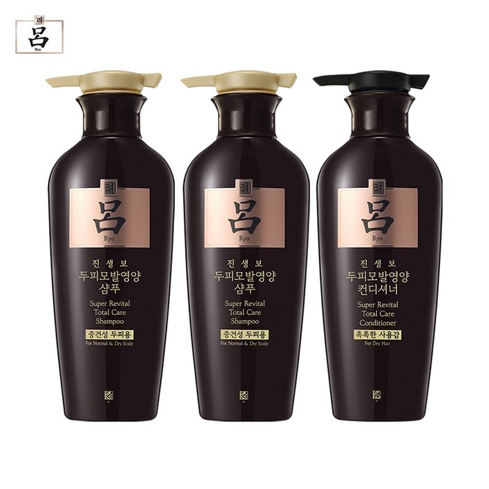 려 진생보 두피모발영양 중건성 3입 기획세트샴푸400ml2컨디셔너400ml 기획세트, 1세트, 400ml 려 진생보 두피모발영양 중건성 3입 기획세트샴푸400ml2컨디셔너400ml 기획세트, 1세트, 400ml