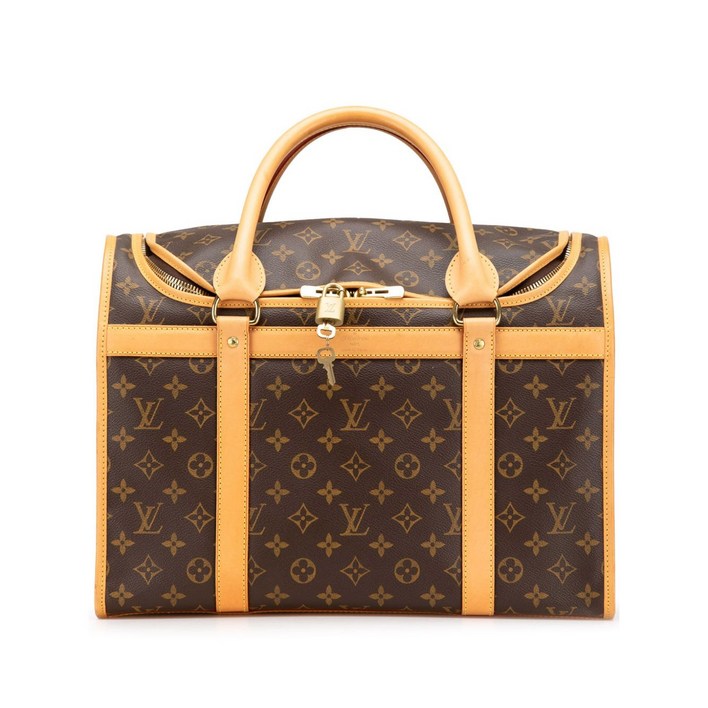 루이 비통 중고 2003 모노그램 삭 시엔 펫 캐리어 40 트래블 백