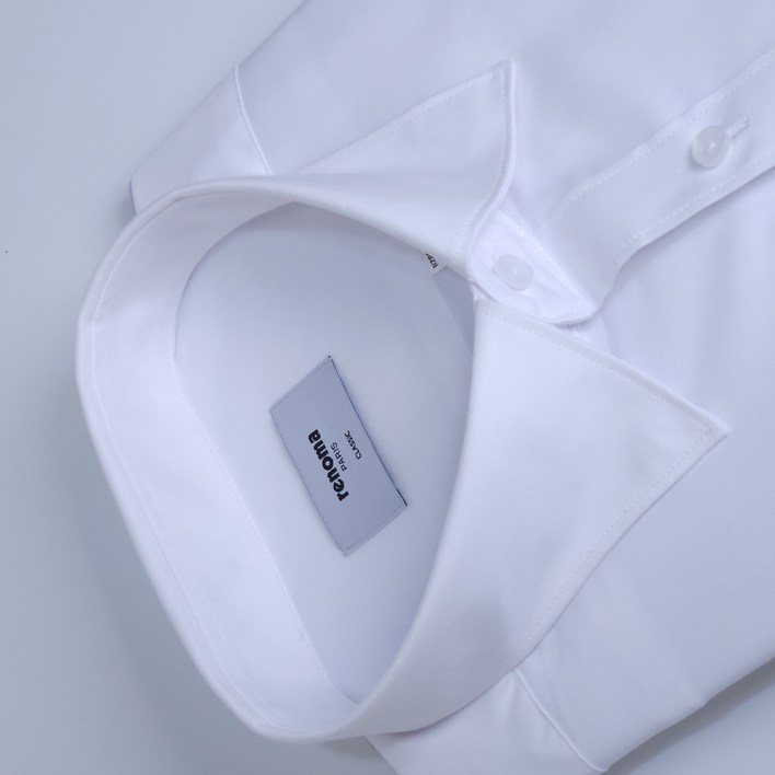 백화점 상품 레노마셔츠 남성 와이셔츠 긴팔 화이트 일반핏 IV1213