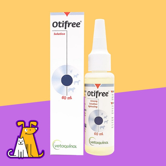 베토퀴놀 오티프리 이어 솔루션 60ml 강아지 고양이 귀세정제, 60ml, 1개