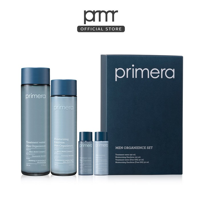 [프리메라][본사공식 최대혜택 도전] 맨오가니언스 2종 기획(워터230ml, 에멀젼160ml)