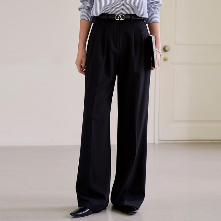 숏기본롱 링클프리 비죠 핀턱 슬랙스 #710877