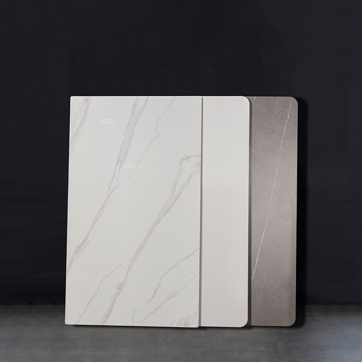 [주문제작] 포세린 통 세라믹 식탁 테이블 상판교체 사각중형