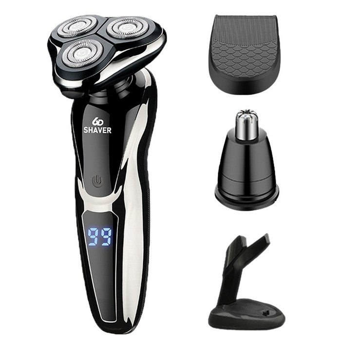 헤누스 셰이버 남자 전기 면도기 생활방수 전동 면도기, 1개