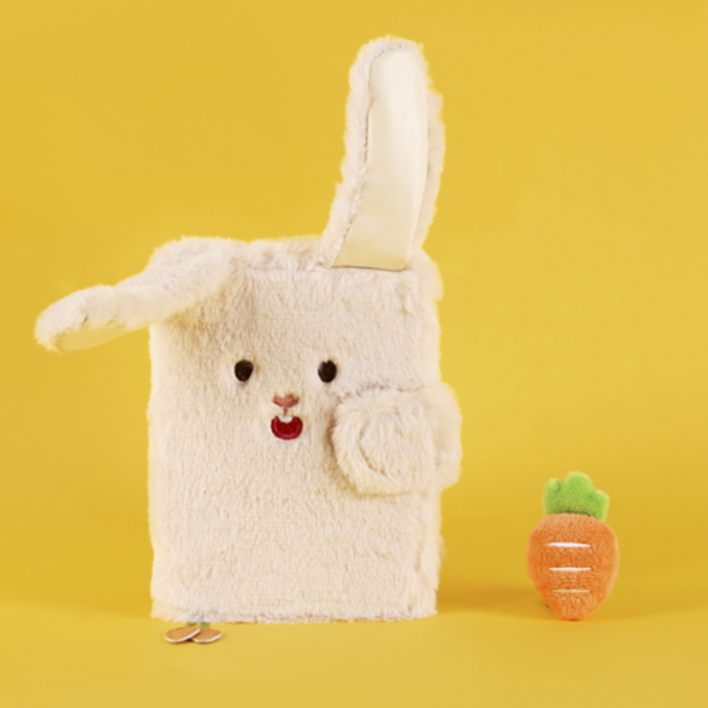 당일출고 킨보르 플러시 토끼 A6 다이어리 레빗 만년 플래너