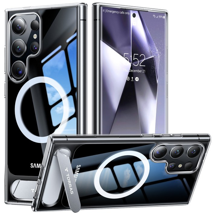 토라스 18N 초강력 마그네틱 맥세이프 간편 스탠드 휴대폰 케이스 Ostand L1 마그네틱