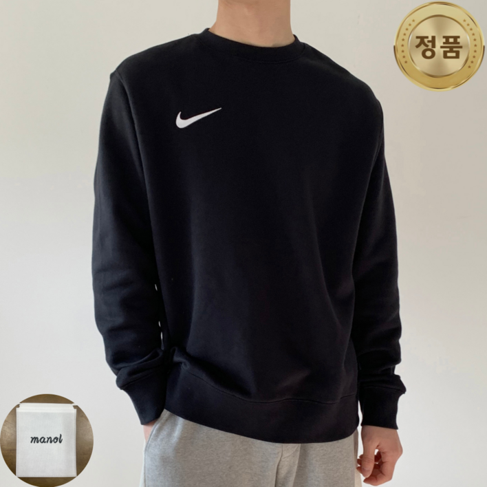 NIKE 국내매장정품 나이키 남여공용 파크 크루 스웨트셔츠 맨투맨 롱슬리브 MANOL 의류 파우치 추가증정 NKCW NIKE 국내매장정품 나이키 남여공용 파크 크루 스웨트셔츠 맨투맨 롱슬리브 MANOL 의류 파우치 추가증정 NKCW