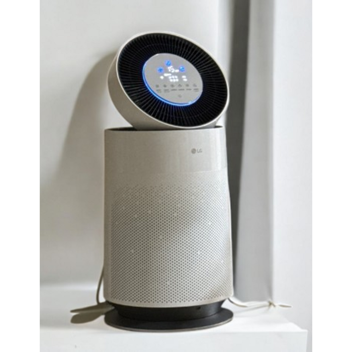 LG전자 퓨리케어 360˚ 공기청정기 크리미스노우AS185DWWD
