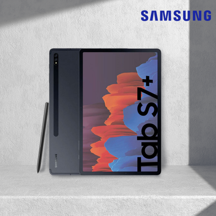삼성 갤럭시탭S7+ LTE+WIFI 256G 정품펜+키보드 포함_S급, Wi-Fi+Cellular, 256GB, 그레이