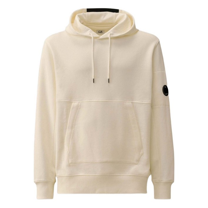 C.P.컴퍼니 로고 패치 코튼 후디