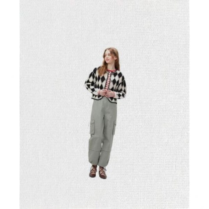 써스데이아일랜드 Thursday Island 다이아몬드 라운드넥 가디건T232MCD302W T232MCD302W 699800