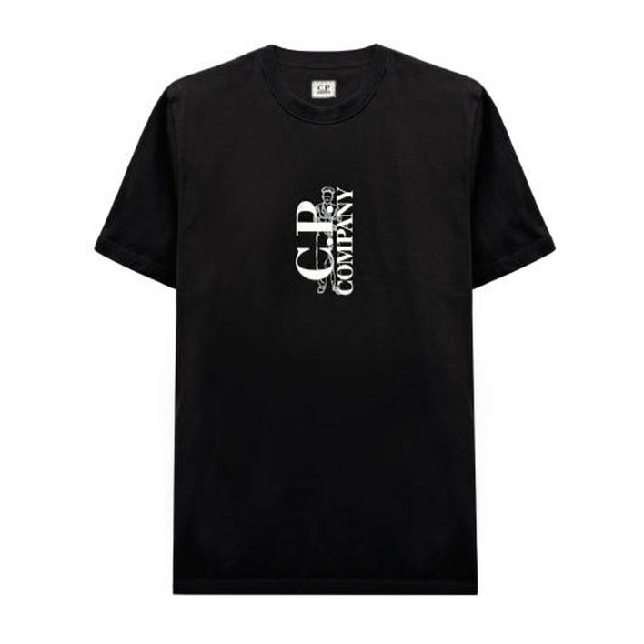 25SS CP컴퍼니 로고 프린팅 반팔 티셔츠 18CMTS138A 005100W 999