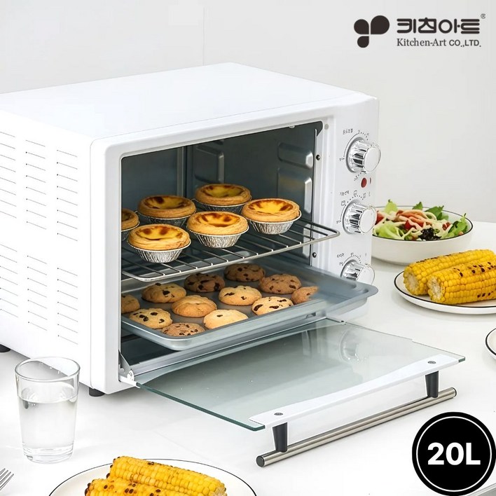 키친아트 전기오븐 20리터 상하2중열선 오븐