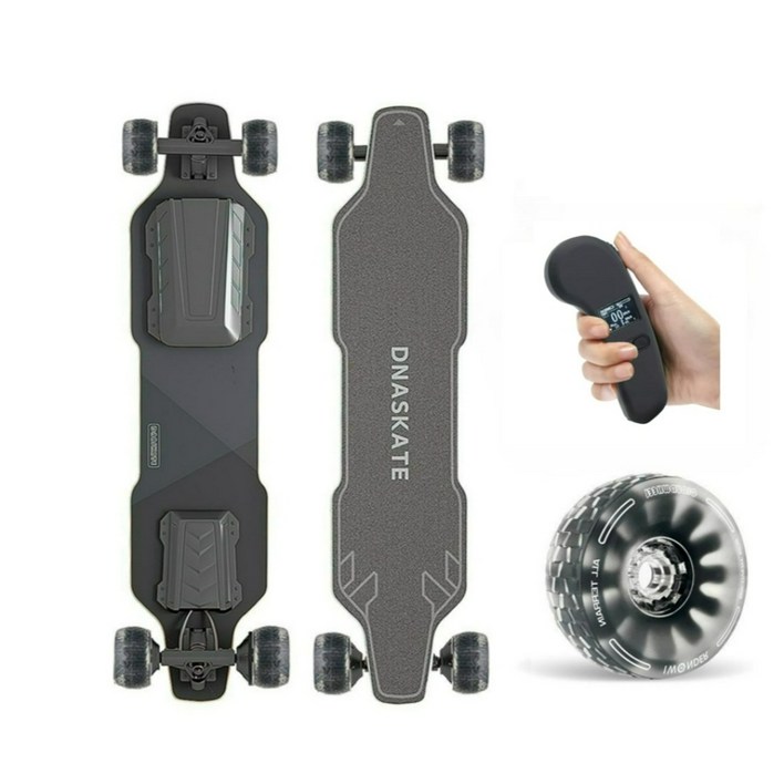 3세대 전동 스케이트보드 롱보드 듀얼모터  LED 컨트롤러 50KM주행거리