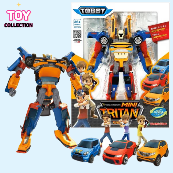 또봇 MINI 트라이탄 오리지널 미니 변신 합체 로봇