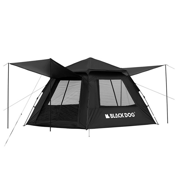 BLACKDOG 원터치 레저 2.1m 2도어 2윈도우 텐트 소형텐트 210x210x135 CBD2450WS029