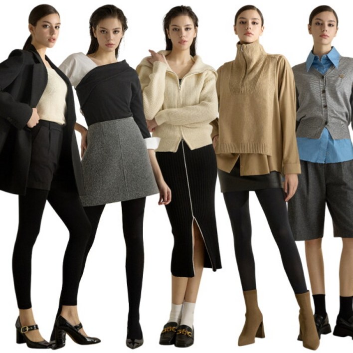 [시슬리 언더웨어] 시슬리 레깅스 9종 원사이즈 (레깅스 5종 + 양말 2종 + 랜덤 레깅스 2종)