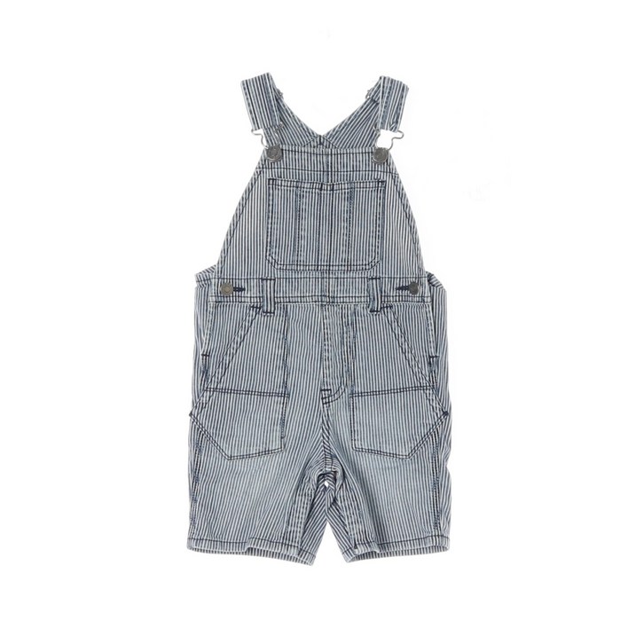 BABY GAP 갭 히코리 데님 하프 오버롤팬츠 KIDS_90
