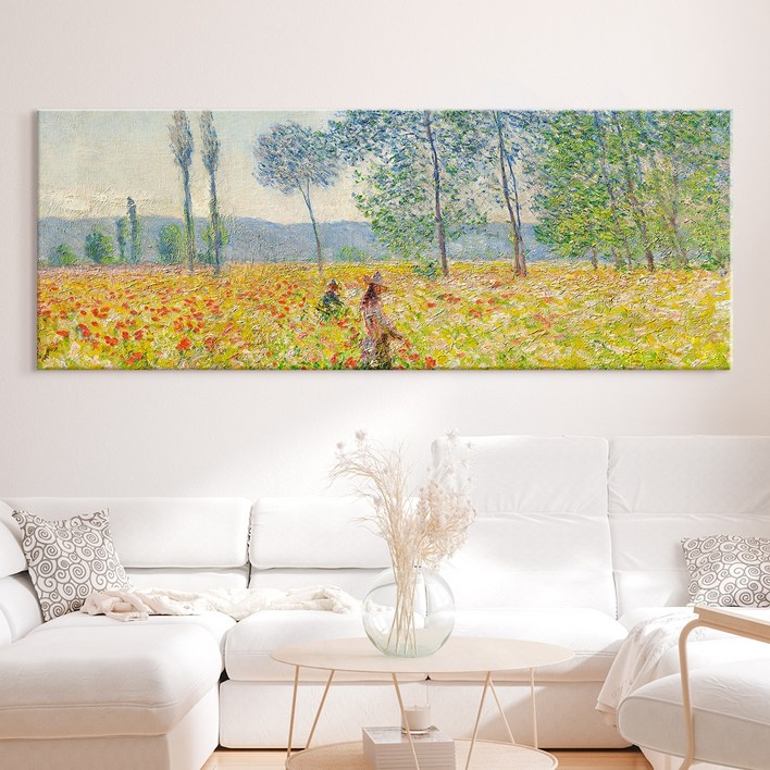 세계인기 명화그림 캔버스액자 41종 대형 와이드 홈카페 인테리어 거실 침실 카페 고흐 모네 그랜마모지스 몬드리안 시슬레 클림트 호퍼, 12. CM포플러 나무 아래
