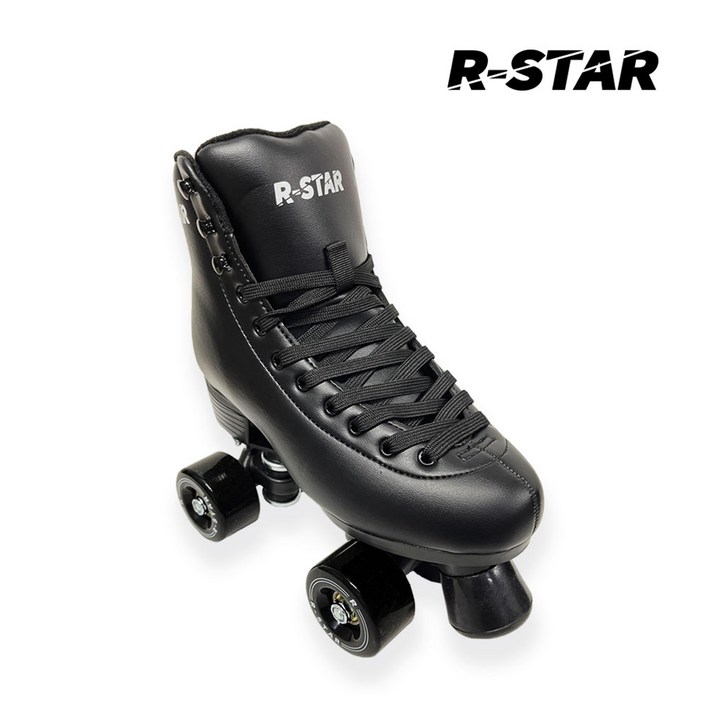 롤링스타 청소년 성인 더블랙 롤러스케이트 롤러장 롤러