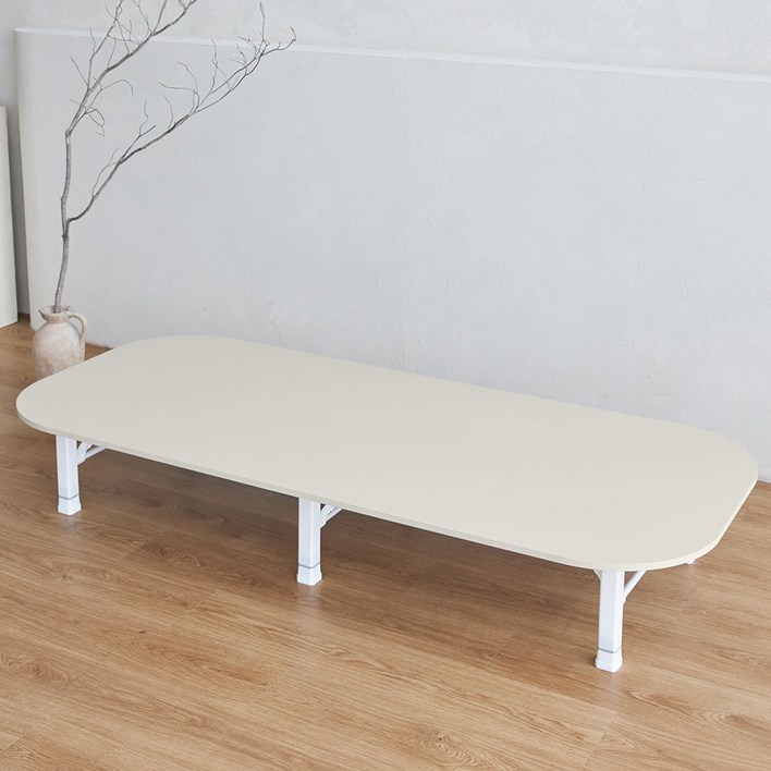 미소바움 4단 높이조절 쌍발 안티핑거 E0 LPM 르네 접이식 테이블 집들이상, 핑키쉬크림