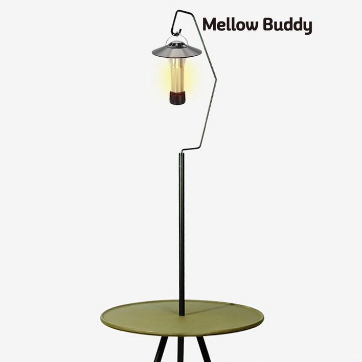 멜로우버디 캠핑 랜턴걸이 원형 테이블 높이조절