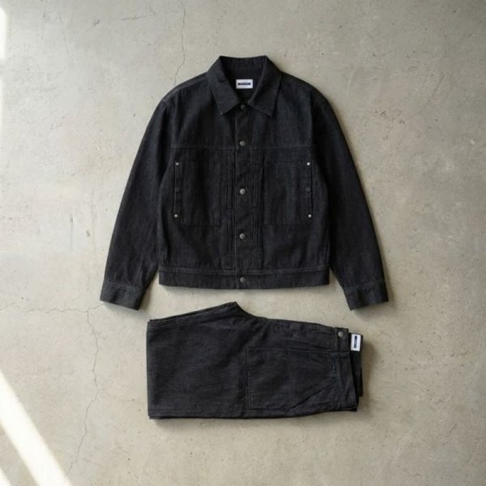 마인드브릿지 SET 퍼티그선택 블랙로우데님트러커 셋업 MYJP6151MYDP6151MYDP6153