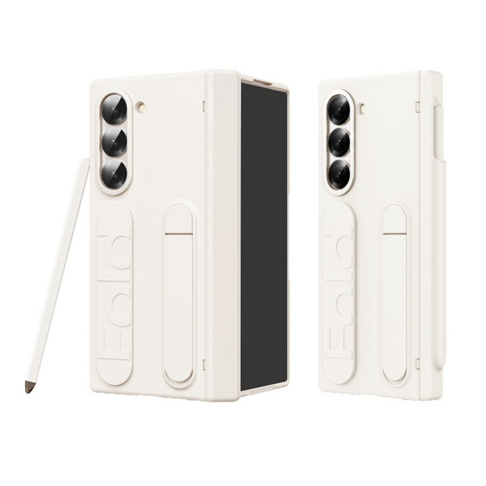 리네시 갤럭시 Z 폴드 슬림 힌지보호 풀커버 그립 스탠드 케이스 + S펜