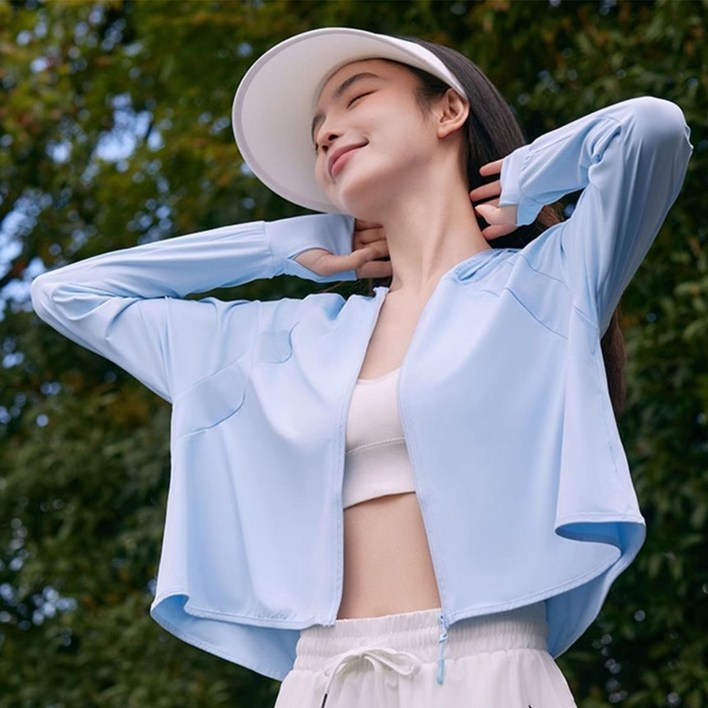 Le soleil 자외선 차단 UV차단 쿨링 후드집업 Le soleil 자외선 차단 UV차단 쿨링 후드집업