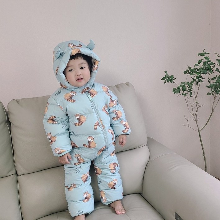 블랙야크키즈 덕다운 베이비우주복 BKT크러시T다운우주복 원1116981