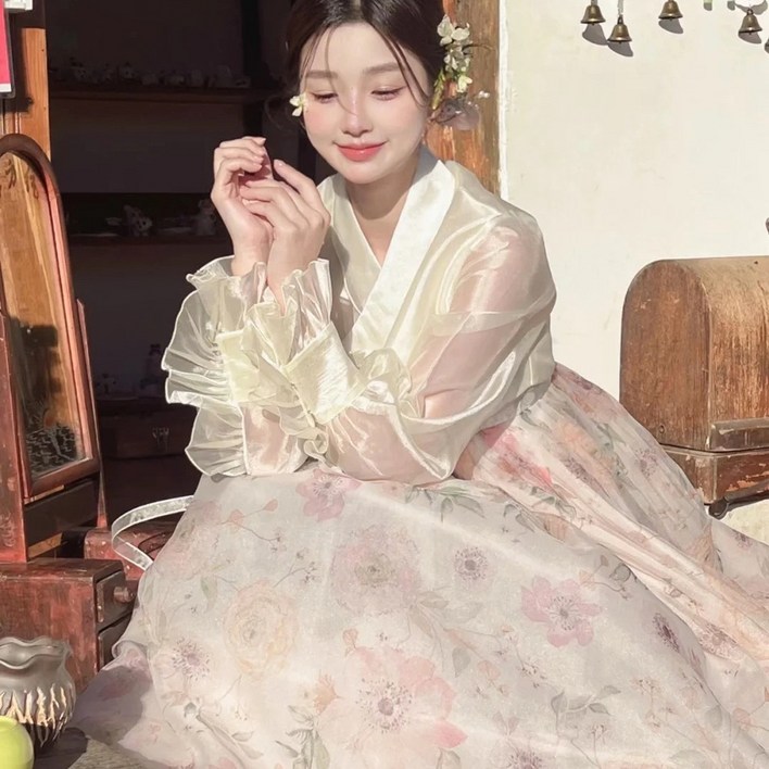 한복 드레스 여성 개량 결혼식 웨딩 퓨전 2부드레스 돌잔치 피로연 연회장원피스 웨딩촬영 파티