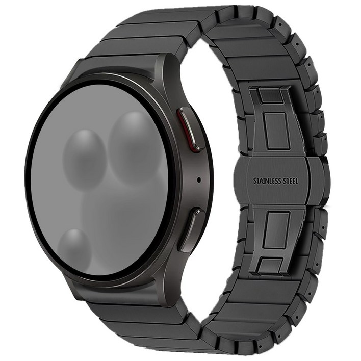 아이메이드잇 갤럭시워치 호환 링크 브레이슬릿 스트랩 밴드, 블랙