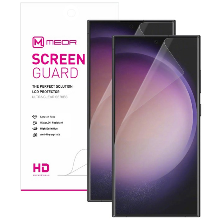 메오르 ARO코팅 강화 휴대폰 액정보호필름 2p 세트