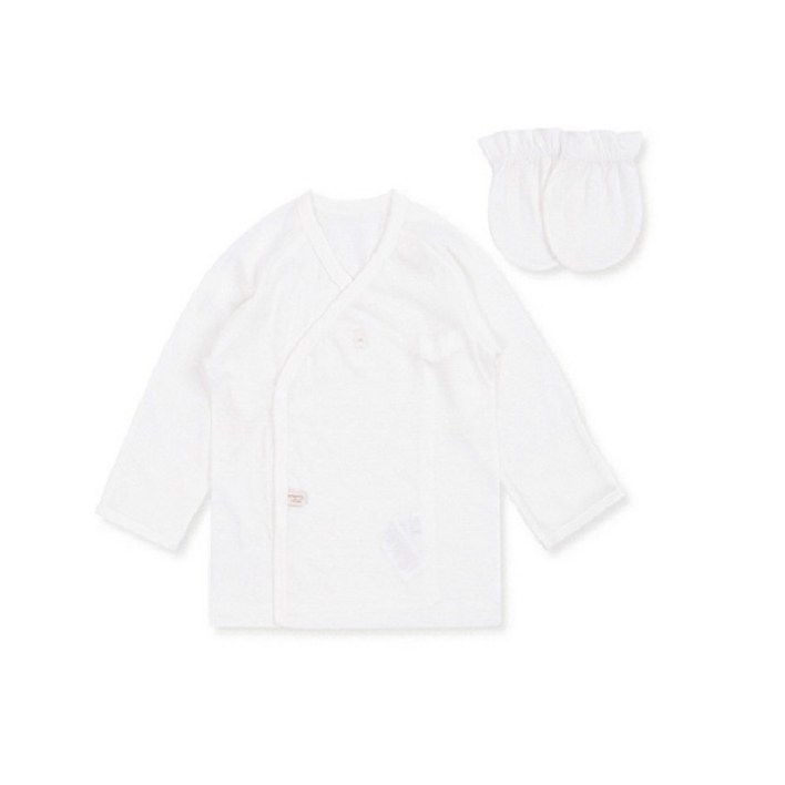 오가닉맘 클린수피마배내저고리손싸개세트MKSNBE06