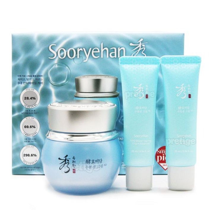 수려한 효비담 수분샘 크림 AD 75ml50ml 기획