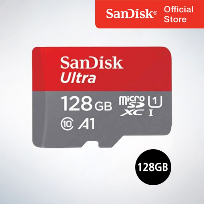 샌디스크코리아 공식인증정품  마이크로 SD 카드 SDXC ULTRA 울트라 QUAB 128GB