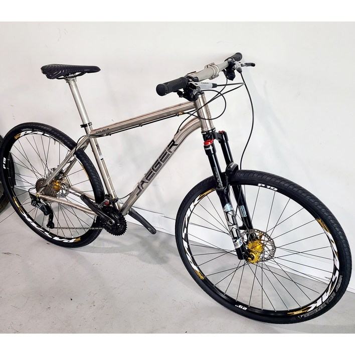 예거 쿠거5 티타늄 자전거 시마노 데오레 30단 기어 에어 서스펜션 경량 라쳇 휠셋 MTB 자전거