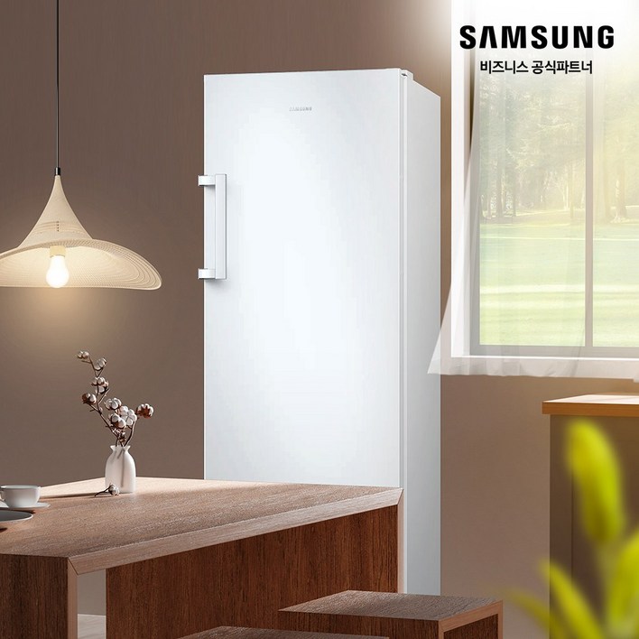 삼성 냉동고 227L 1도어 슬림 냉동실 냉동전용 RZ22CG4000WW 소상공인제품