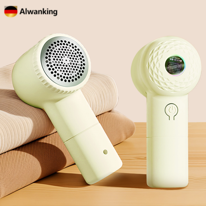 alwanking 무선 보풀제거기 충전식 만능 6중날 전문 전기식 보풀제거기