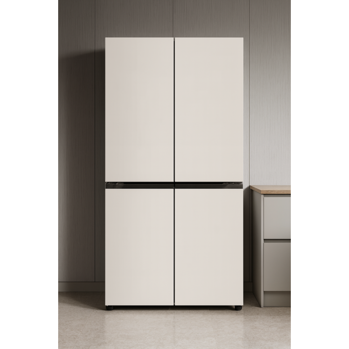 LG 디오스 오브제컬렉션 매직스페이스 냉장고 T873MEE111 870L 1등급 베이지 폐가전수거 기사님설치