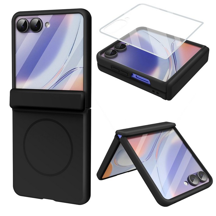 갤럭시 Z Fold7 6Z Flip7 6 자동 힌지보호 카메라 커버 내장 스탠드 내충격성 케이스