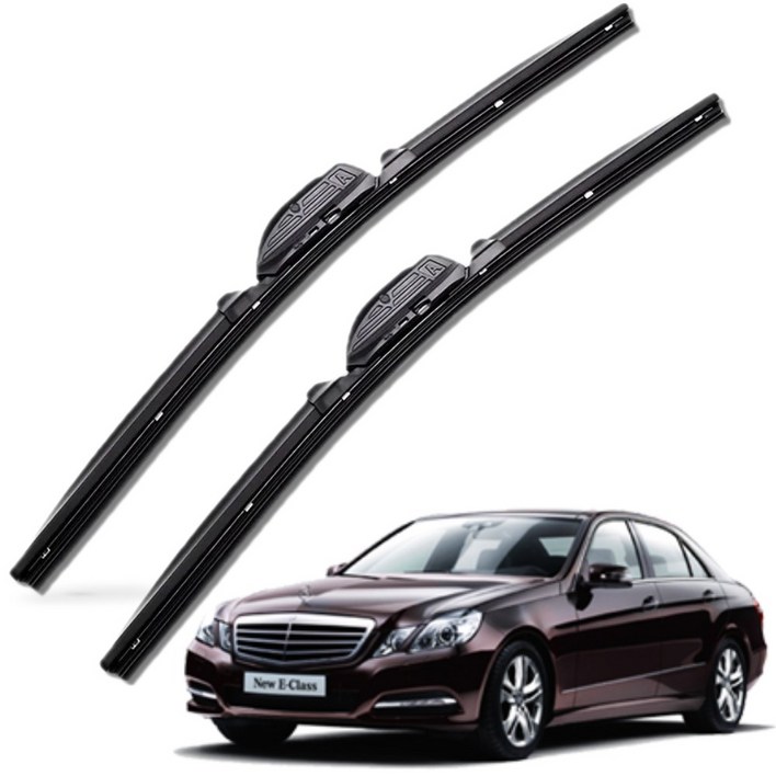 벤츠 E클래스 전차종 순정(호환)형 자동차 프리미엄 하이브리드 와이퍼 윈도우브러쉬 1+1세트, E클래스W212-PR600+600mm커넥터B2