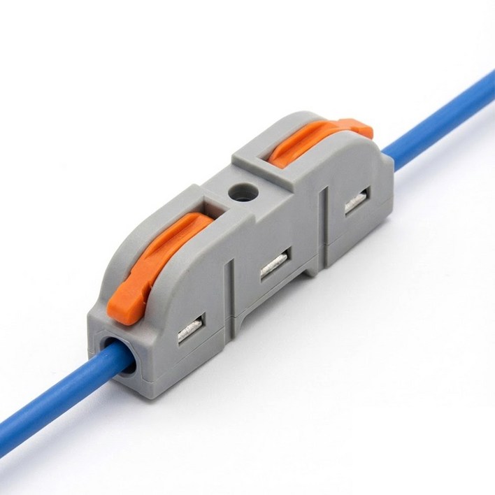 아띠꼴로 딸깍 끝 원터치 전선 커넥터 와이어 케이블 연결 커넥터, 100개