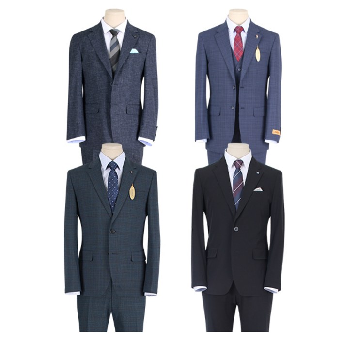 티지패션 TG패션 베이직핏 여름 남성 정장세트 4종 모음